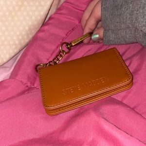 Steve Madden Brown Card Holder